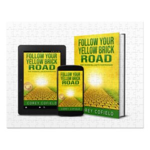 Follow Your Yellow Brick Road Jigsaw Puzzle /w Tin